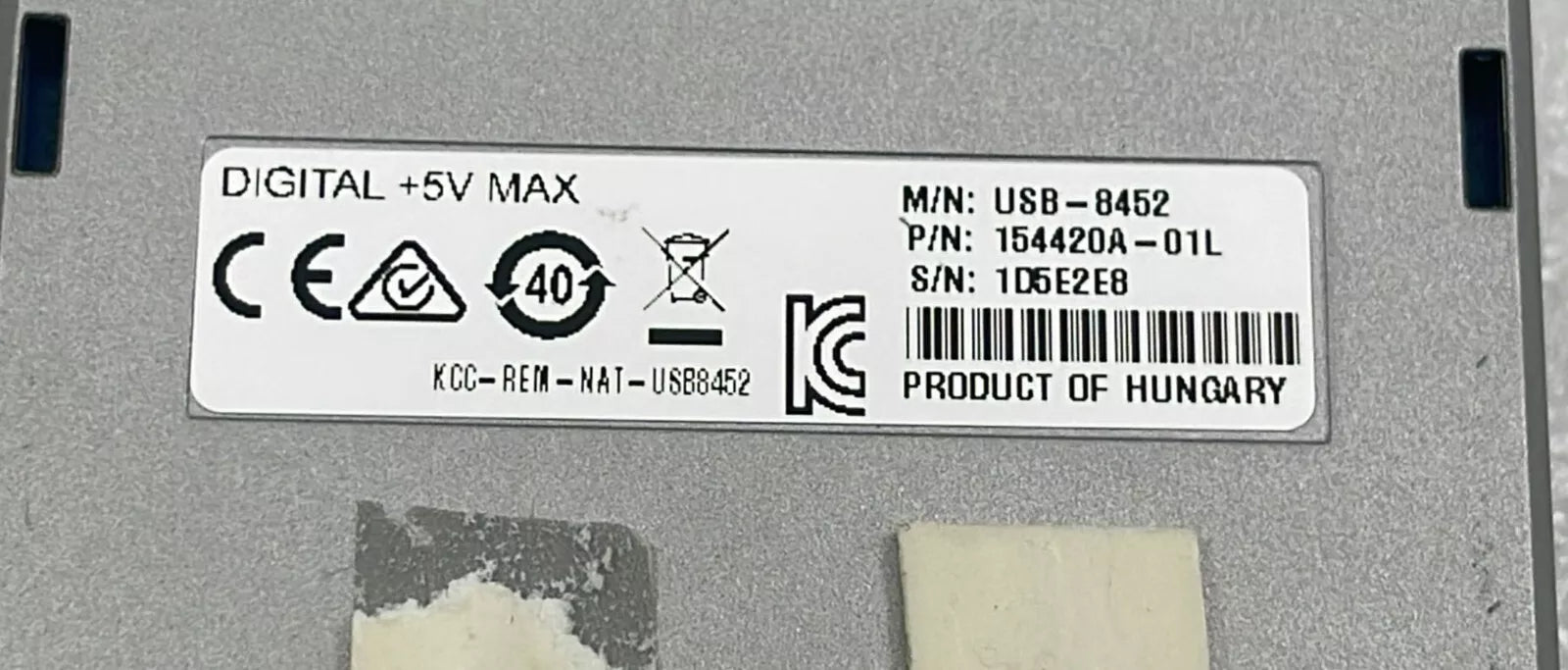 National Instruments NI USB-8452 Module SPI/I2C/GPIO Interface **AS IS
