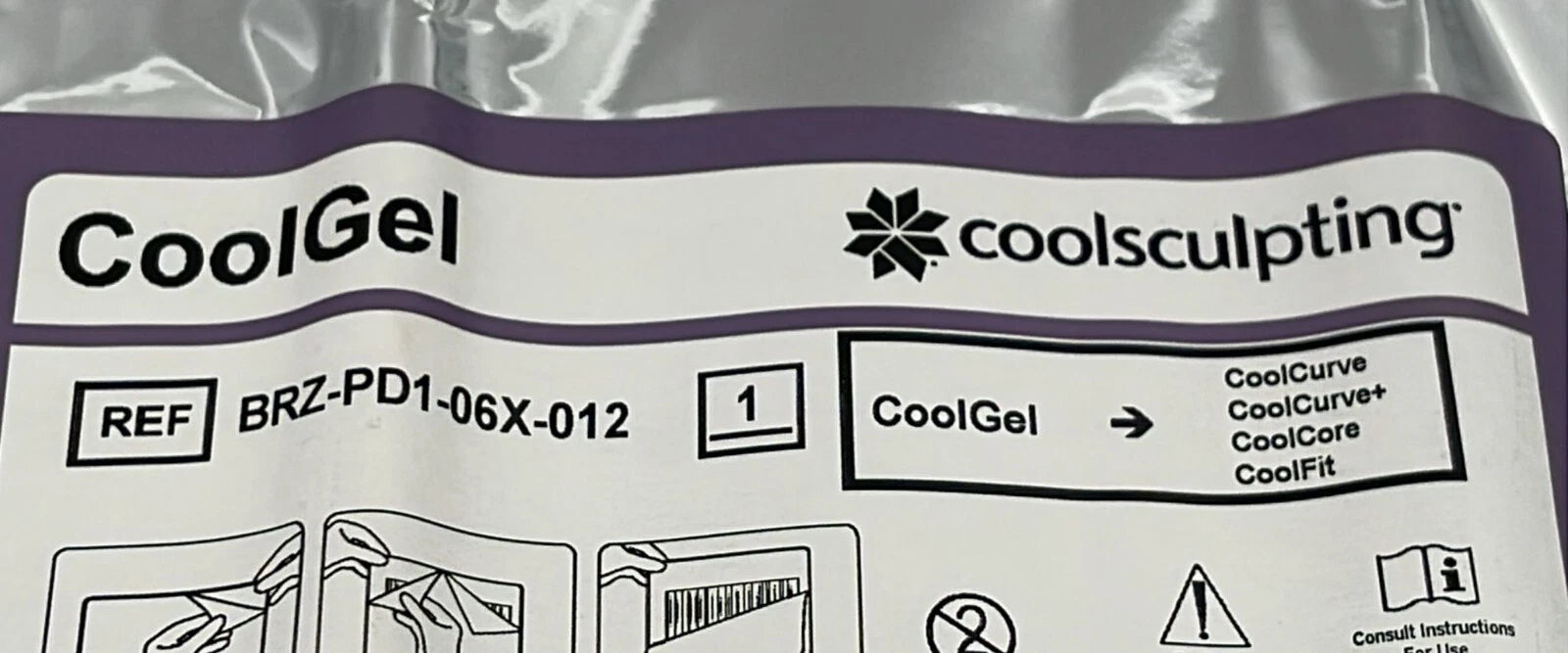 [LOT 3 PCS] Zeltiq Aesthetics CoolSculpting CoolGel BRZ-PD1-06X-012