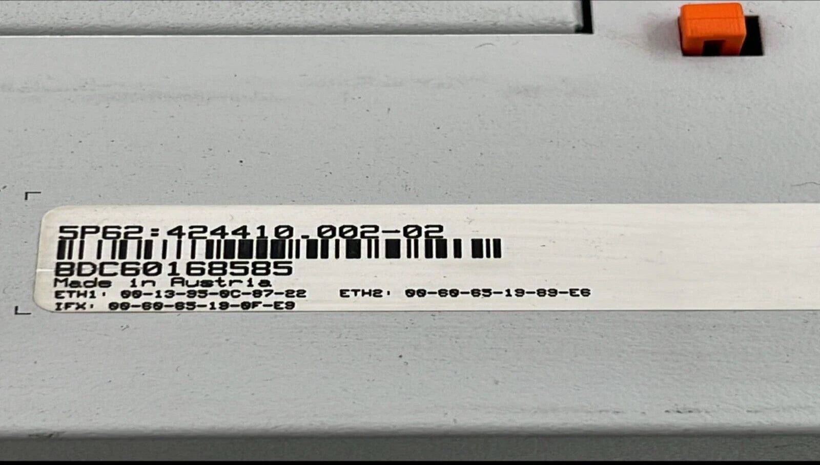 B&R Automation PC 5PC600.SX02-01 5P62 424410.002-02 Industrial Computer