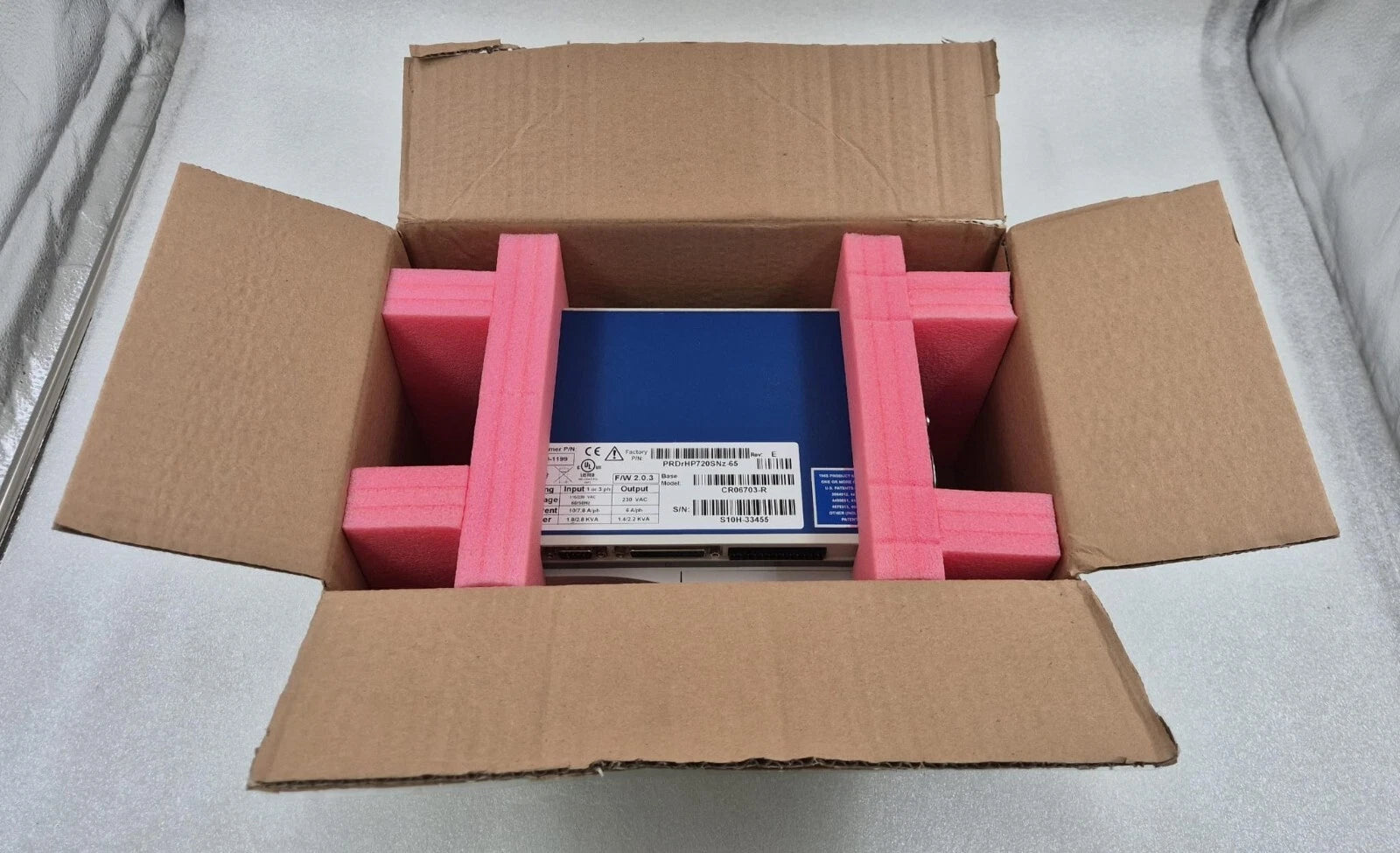 Kollmorgen Servotronix CD CR06703-R PRDrHP720SNz-65 3140-1199 Servo Controller