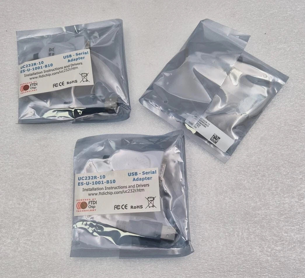 LOT 3- FTDI Chip UC232R-10 USB Serial Adapter Converter Cable RS232 to USB Cable