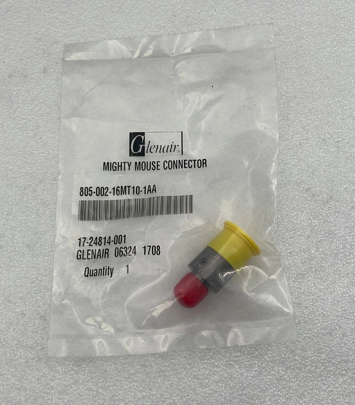 [LOT 4 PCS] Glenair 805-002-16MT10-1AA MIGHTY MOUSE CONNECTOR