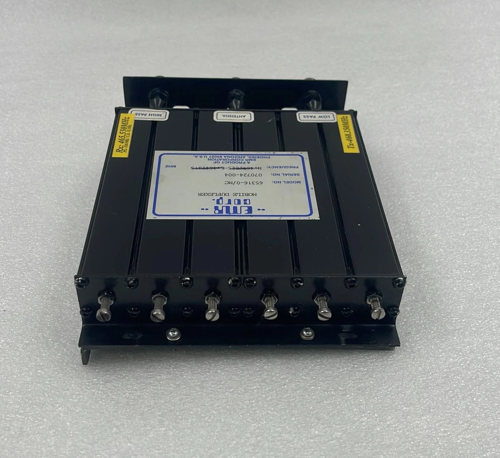 EMR corp 65316-0/MC Mobile Duplexer UHF