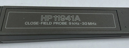 HP 11941A close-field probe model label close-up