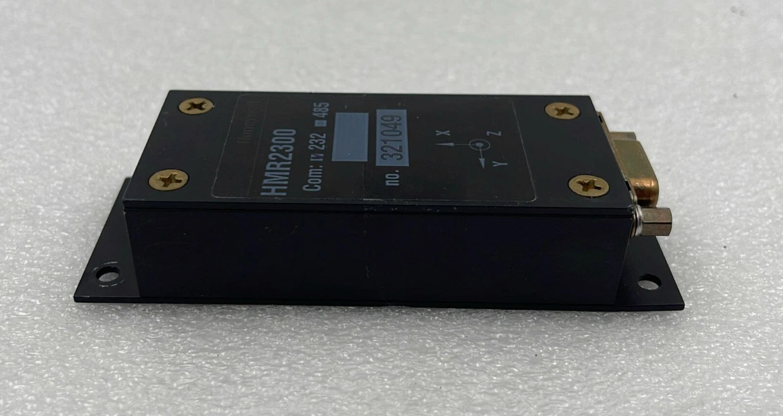 Honeywell HMR2300 magnetometer side profile with mounting flange