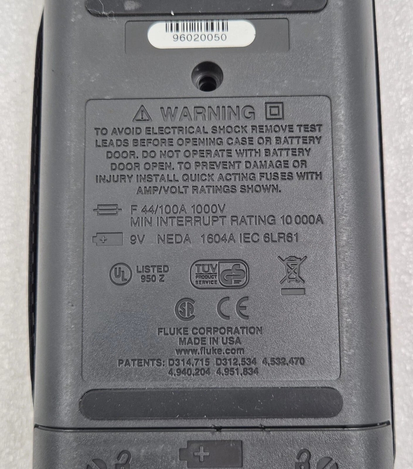 FLUKE 787 PROCESSMETER Digital Handheld Multi-Meter **AS-IS**