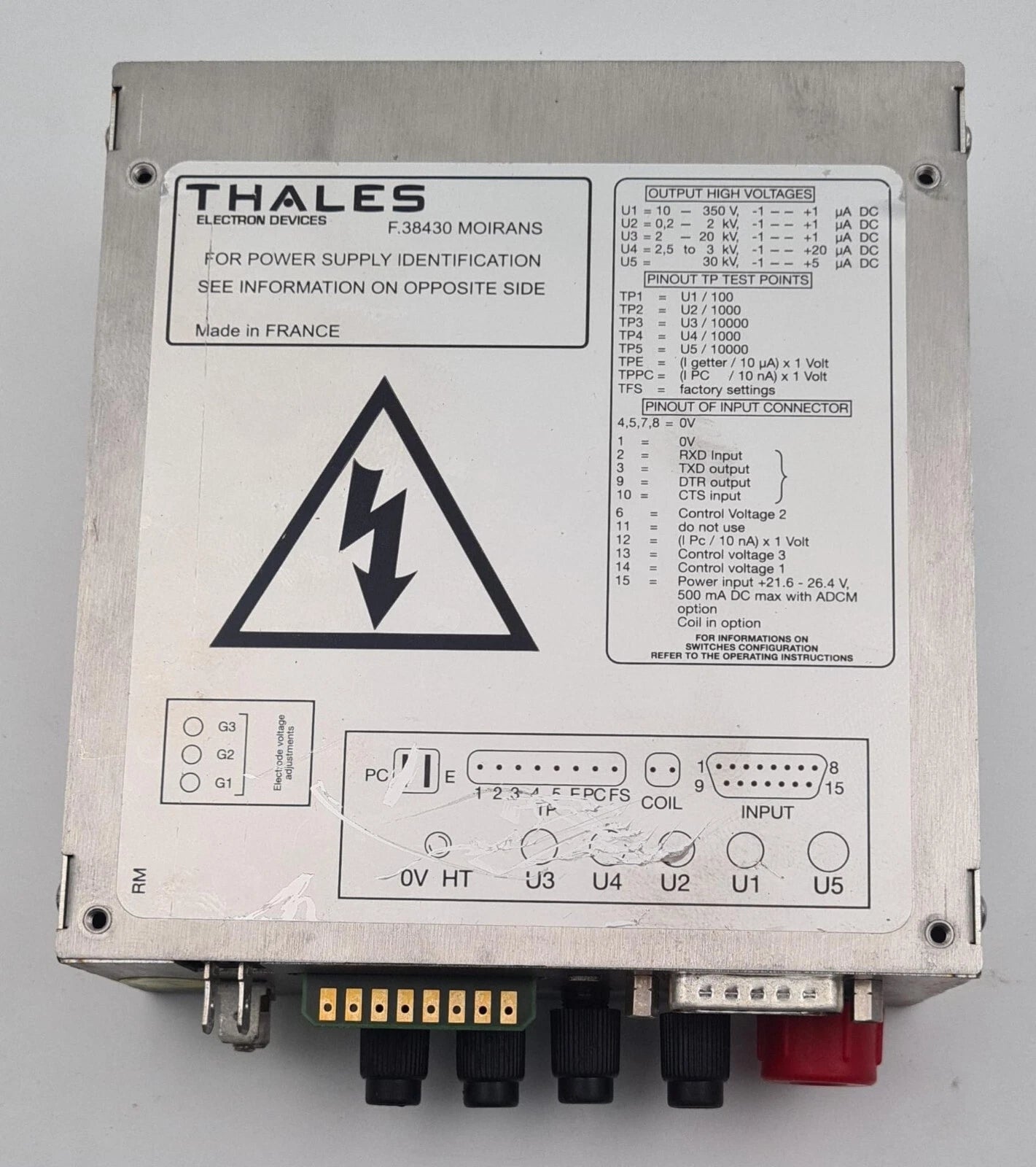 THALES TH7195B power module for InSight 2 C-ARM imaging system