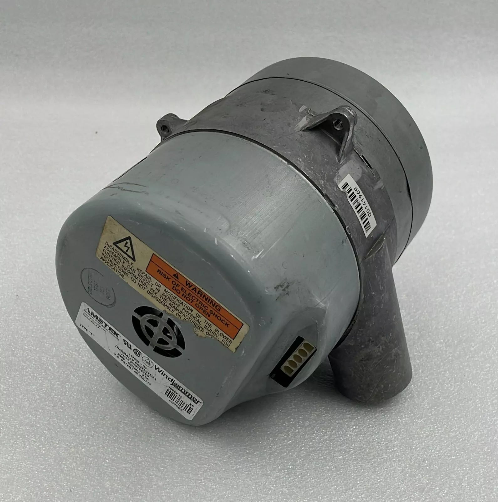 AMETEK Windjammer Brushless Blower 117635-00 Thermally Protected