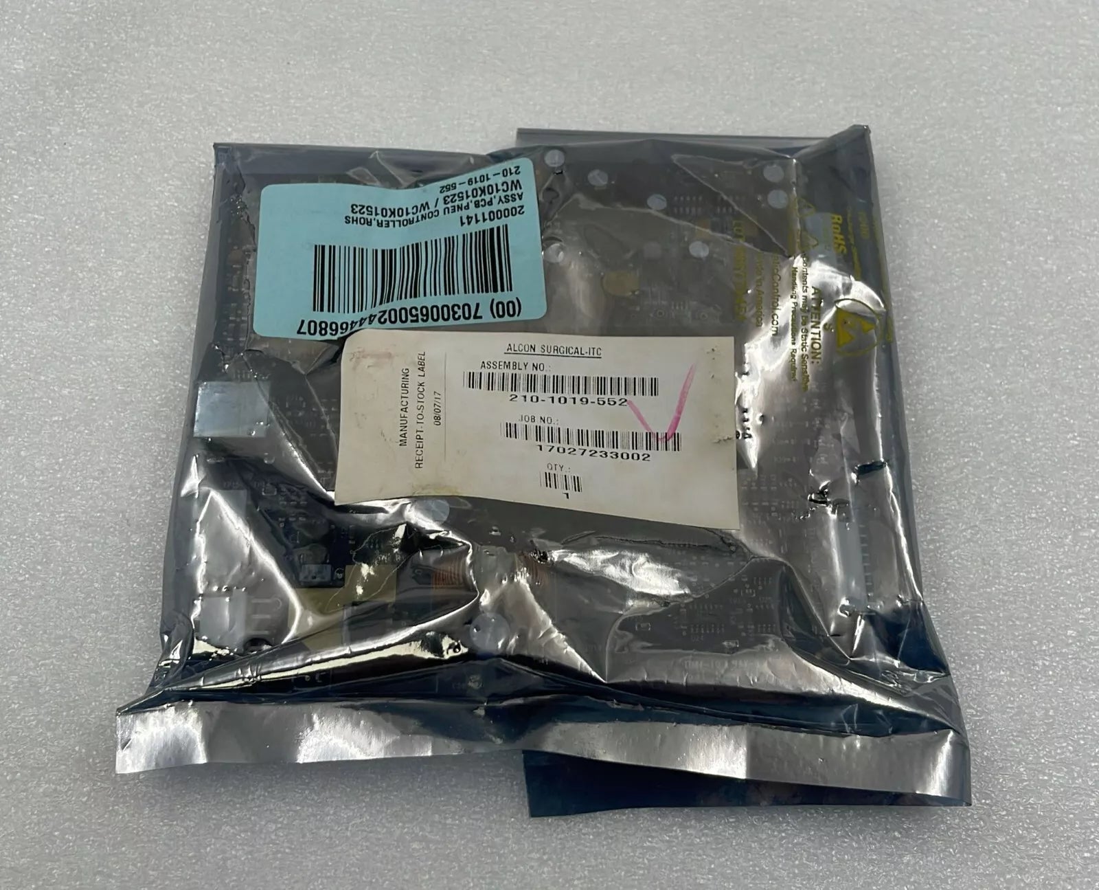 Alcon Infiniti Vision System PCB Board 210-1019-501