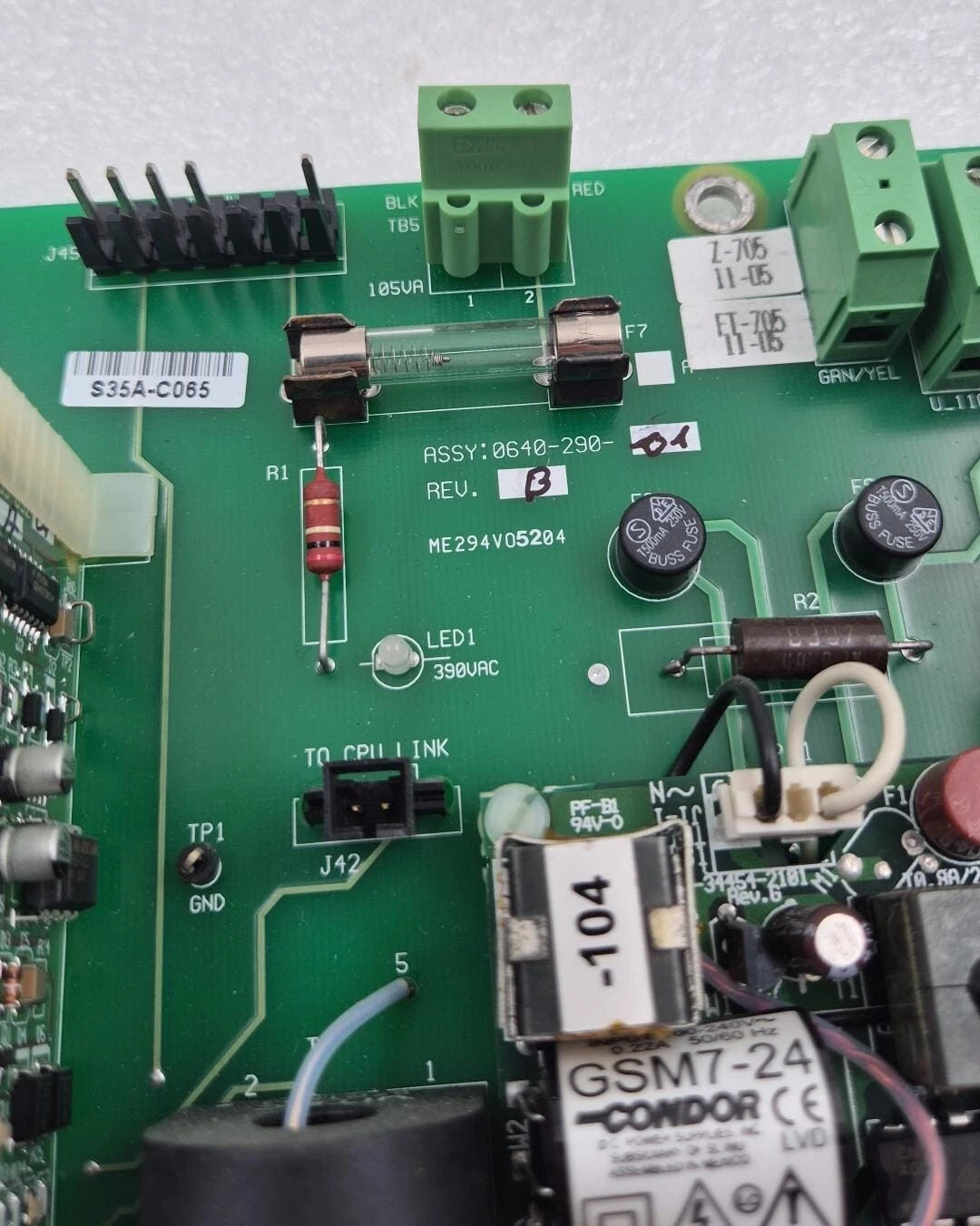 LUMENIS AC CONTROL ASSY 0640-290-01 PCB Board for POWERSUITE-20W