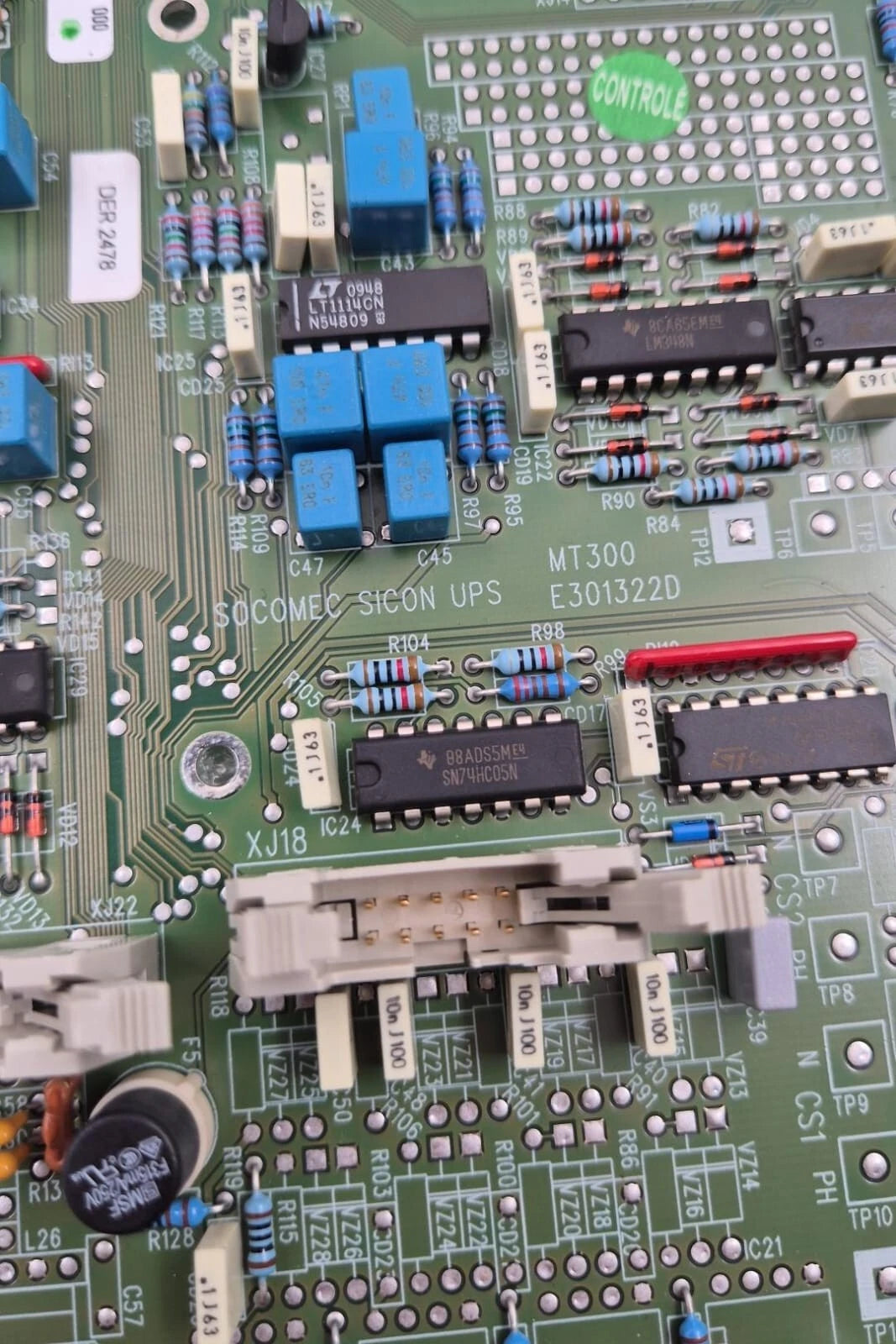 SOCOMEC SICON UPS MT300 E301322D E964396 PCB Board for IT-SWITCH M.E.
