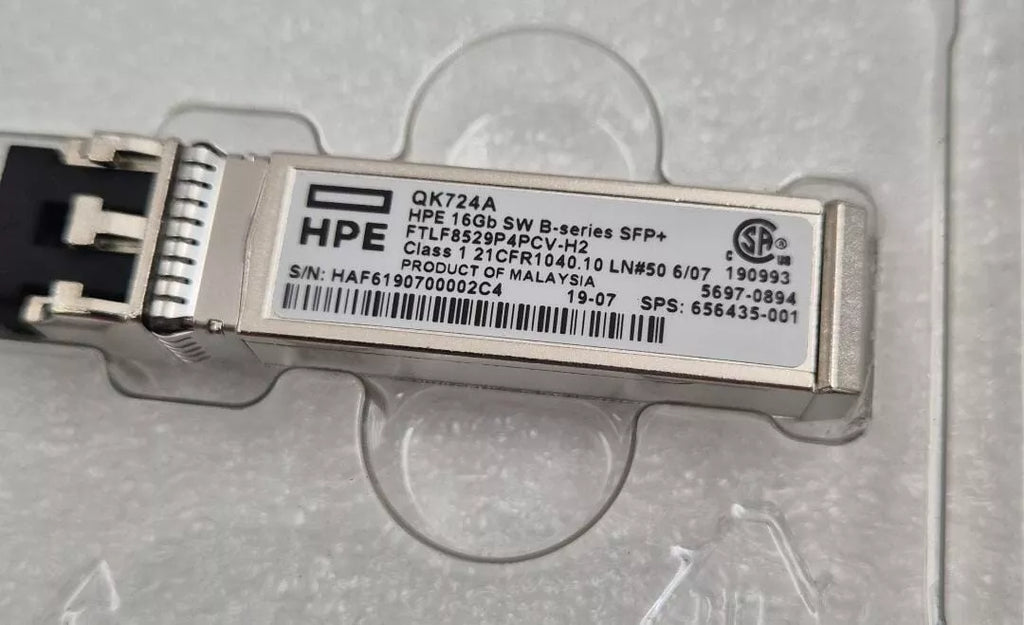 [LOT OF 30] NEW - HPE 16GB SW B-series SFP+ QK724A 656435-001 TRANSCEIVER