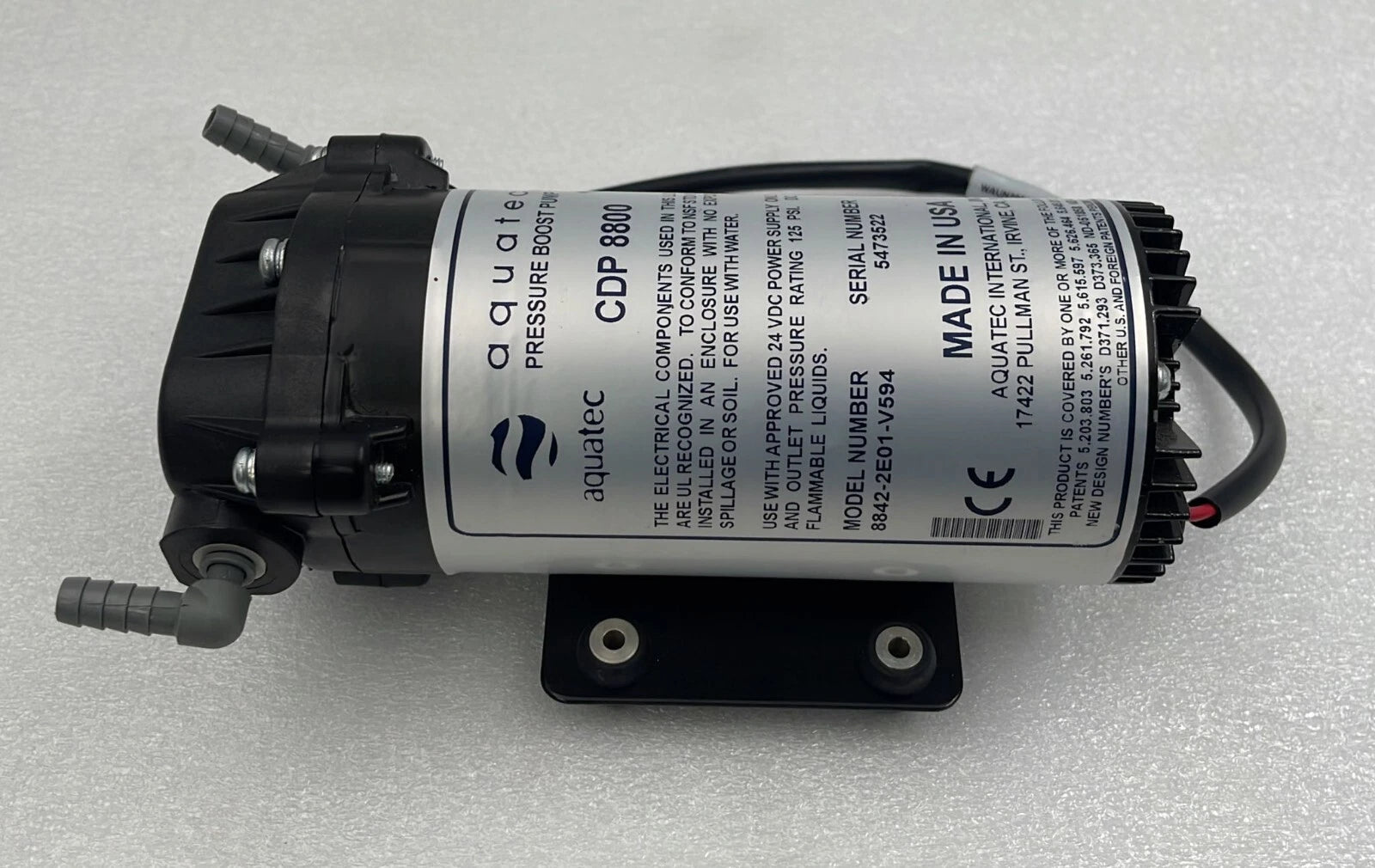 Aquatec CDP 8800 8842-2E01-V594 high flow water pressure booster pump