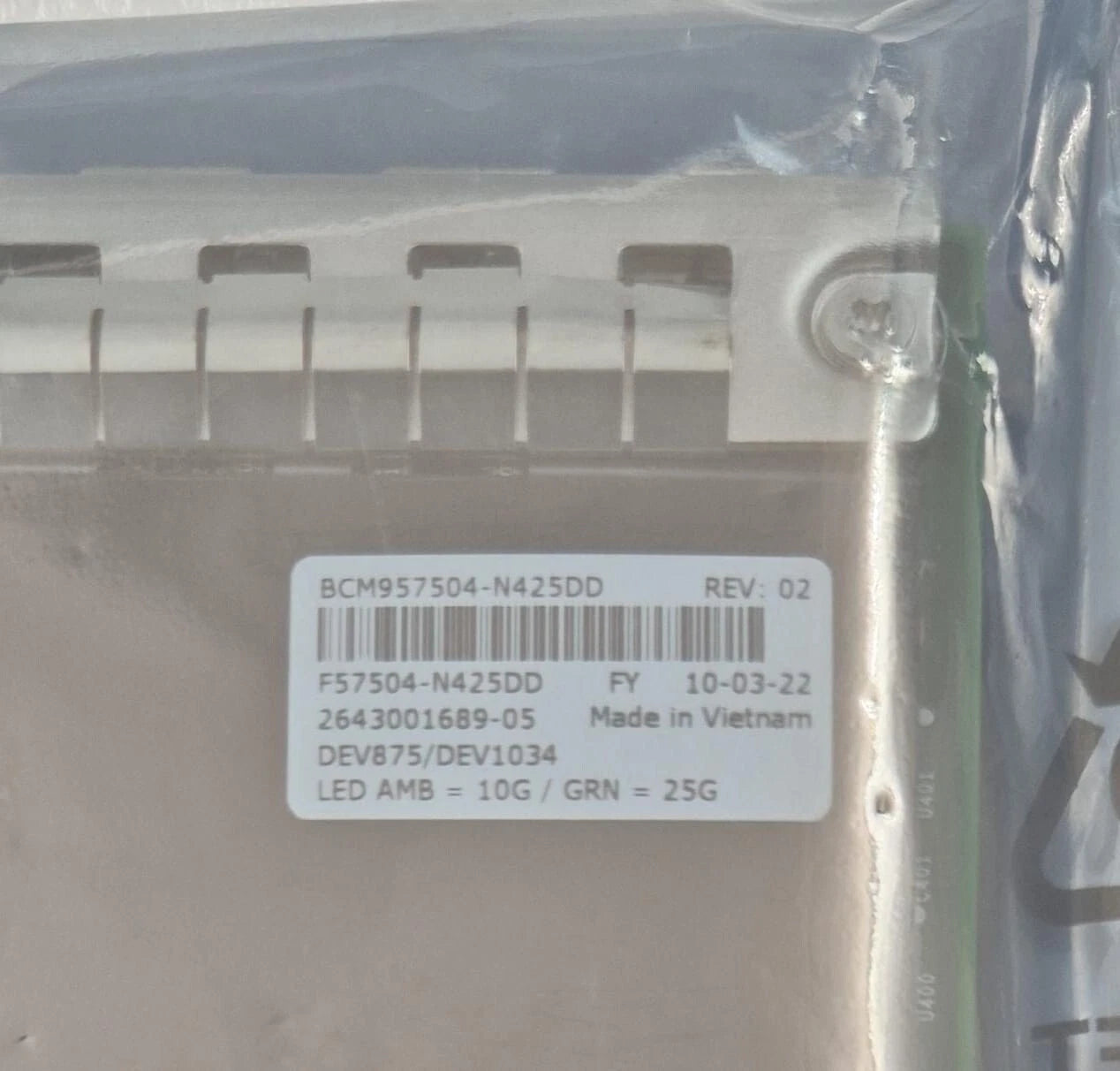 Dell BROADCOM 0X1KR4 57504 BRCM 10/25GbE SFP28 4-Port Network Card OCP 3.0