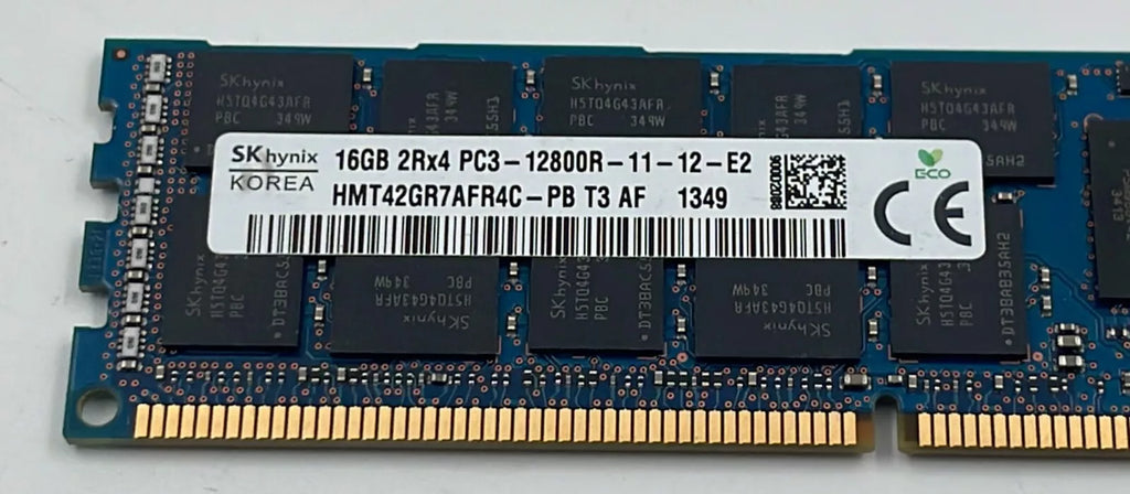 [LOT 10] SK Hynix 16GB 2Rx4 PC3-12800R HMT42GR7AFR4C-PB ECC SERVER MEMORY RAM