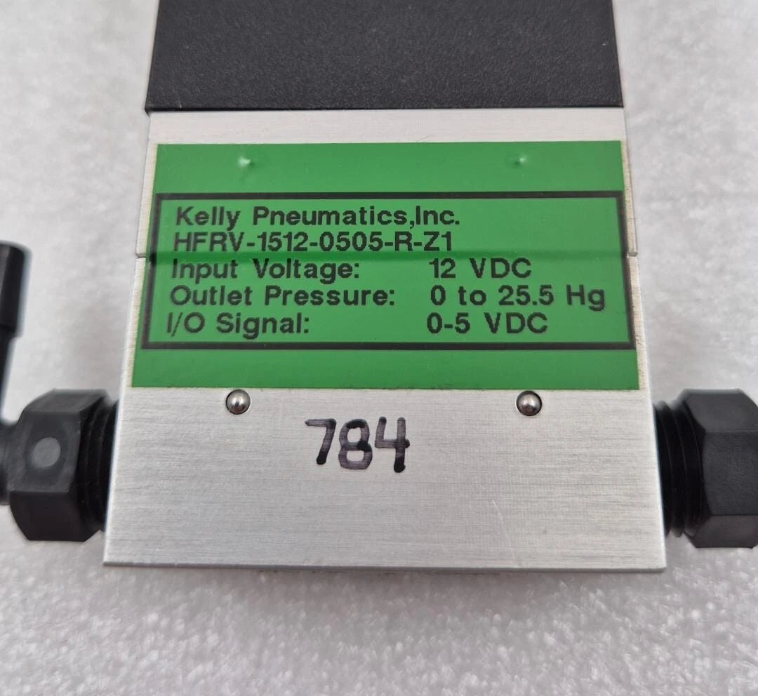 Kelly Pneumatics HFRV-1512-0505-R-Z1 high flow electronic pressure regulator 12V DC