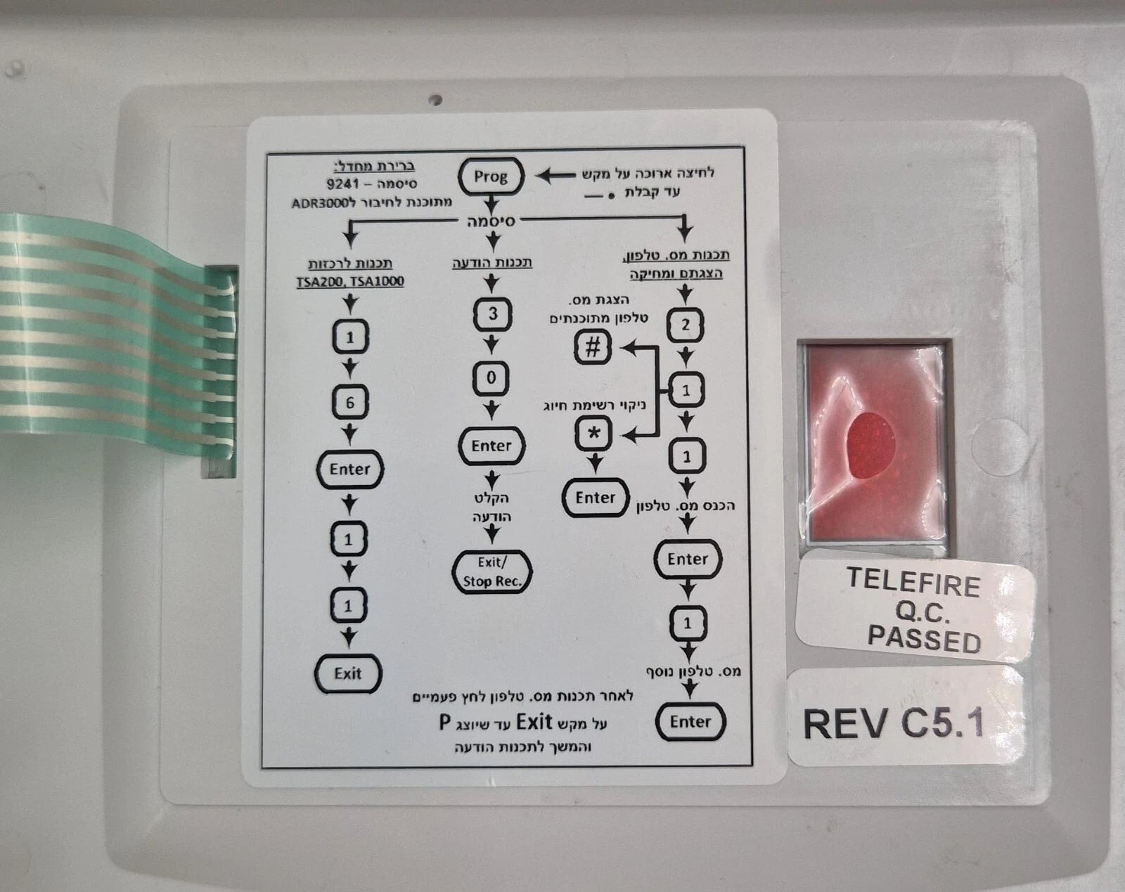 TELEFIRE TDM-500iN INTELLIGENT DIALER W/ TDM-500i Board For Fire Alarm
