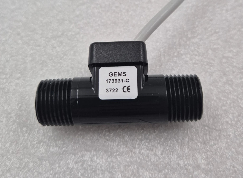 GEMS Sensors 173931-C Flow Rate Sensor Turbine 0.13-1.3 GPM Max Ft-110 3/8˝