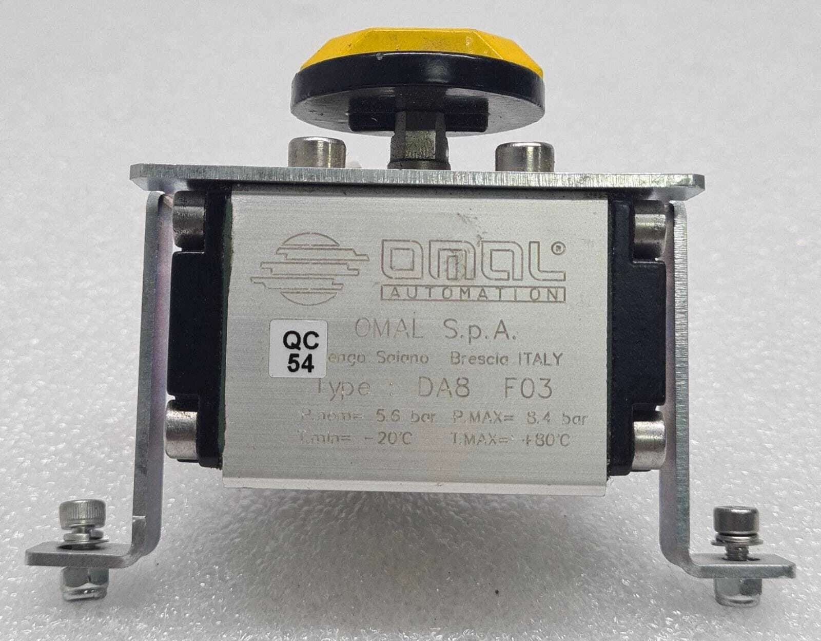 OMAL AUTOMATION DA8F03 PNEUMATIC ACTUATOR