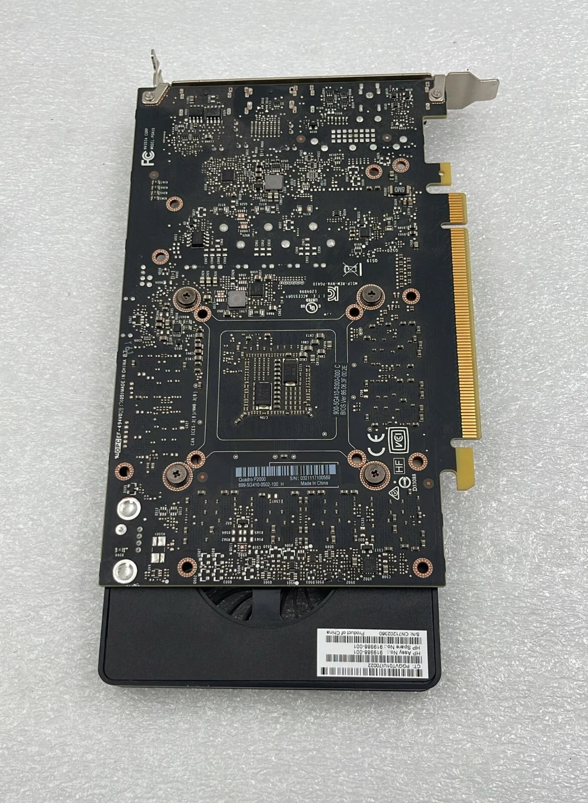 Nvidia Quadro P2000 5GB DDR5 PCIe Graphics Video Card 699-5G410-0502-100 H