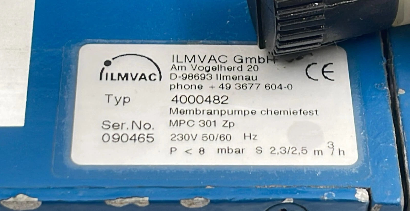 Ilmvac 4000482 Resistant Vacuum Pump ATB ABF 63/4C-7RQ