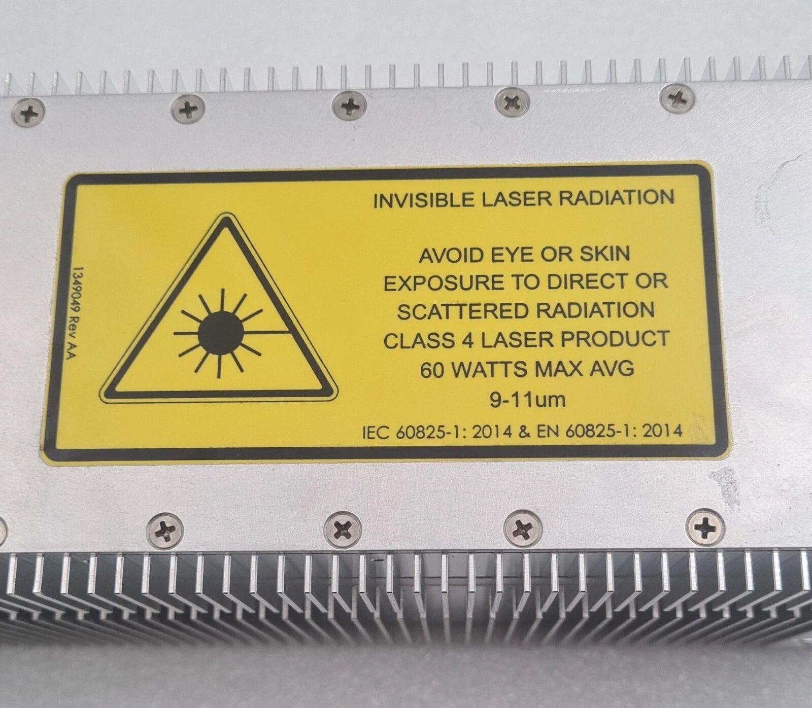 COHERENT C-30L Laser Head Liquid Cooled 1162341 REV AC YEAR 2021