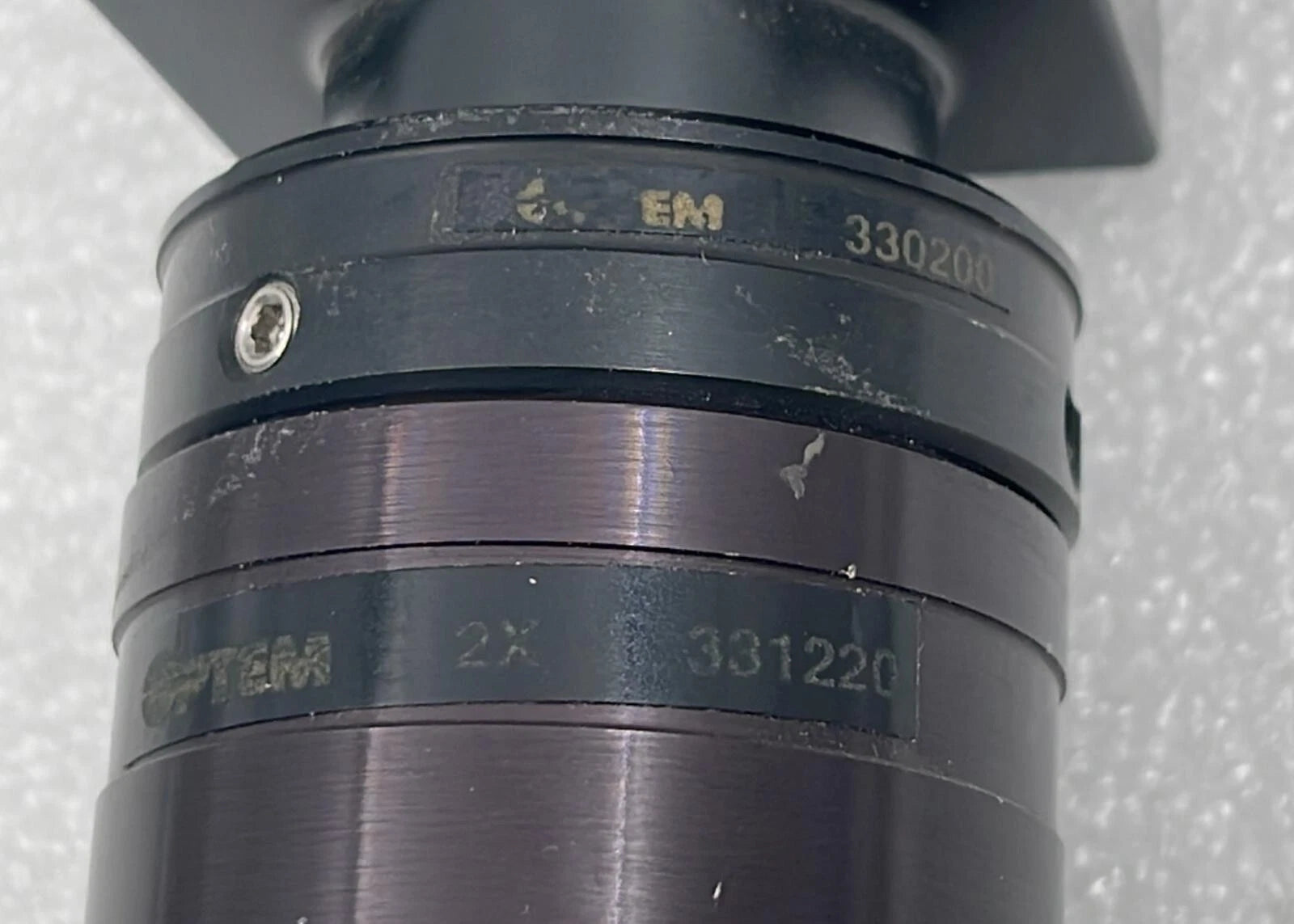 OPTEM 80-02-19 Optical Microscope Zoom Scope 330200 331220 303410 W/Sony XC-ST30