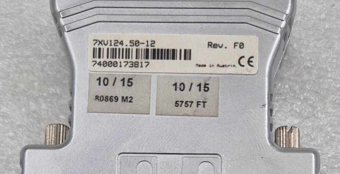 B&R Automation 7XV124.50-12 Rev. F0 Plug 25-pol DSUB Multipol Connector