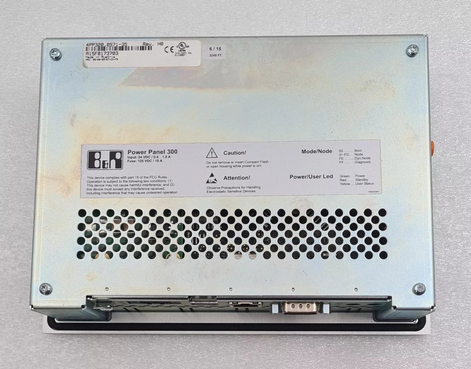 NEW - B&R Automation Power Panel 300 4PP320.0571-35 Rev. H0