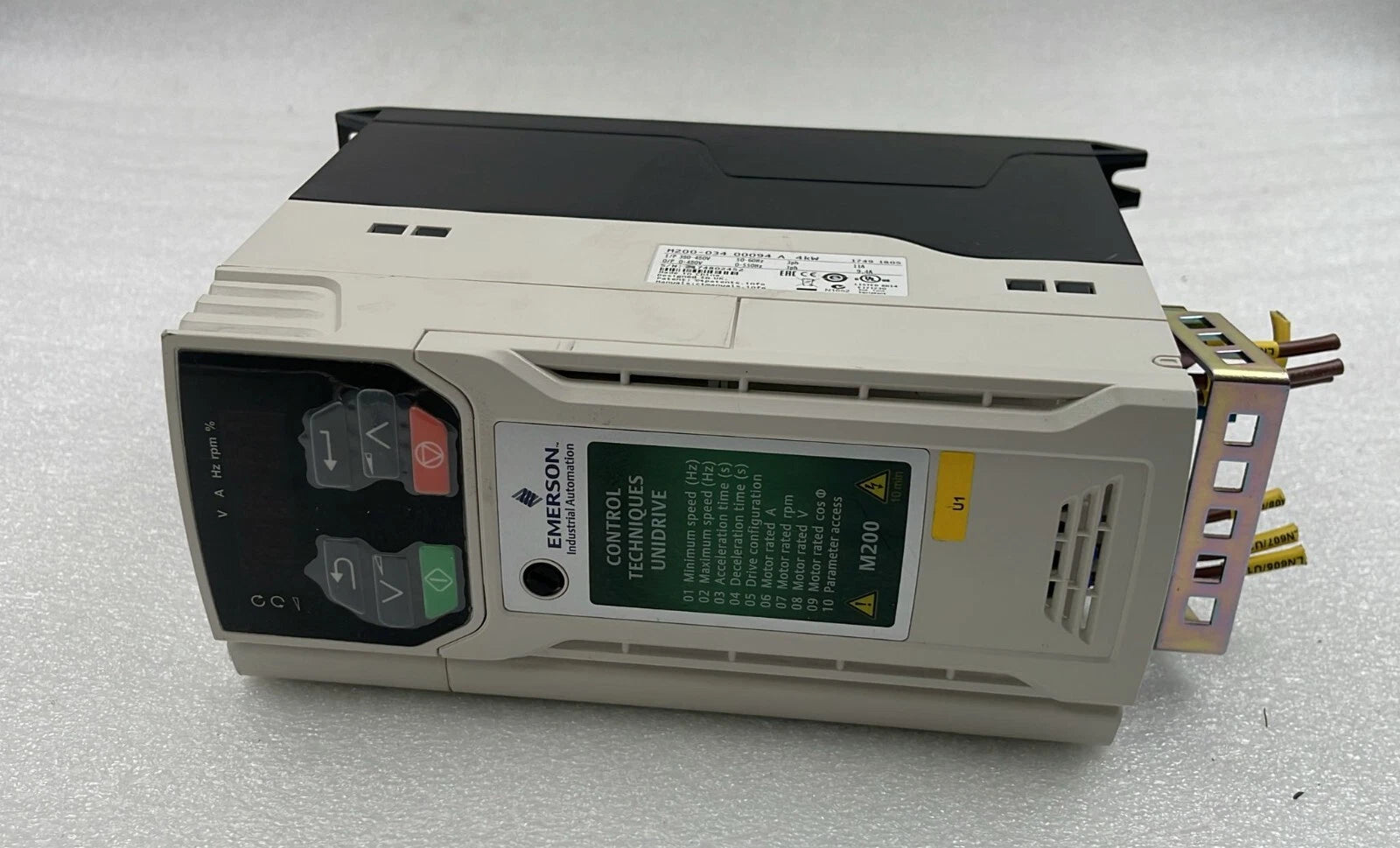 Emerson Nidec Control Techniques Undrive M200-034 00094A