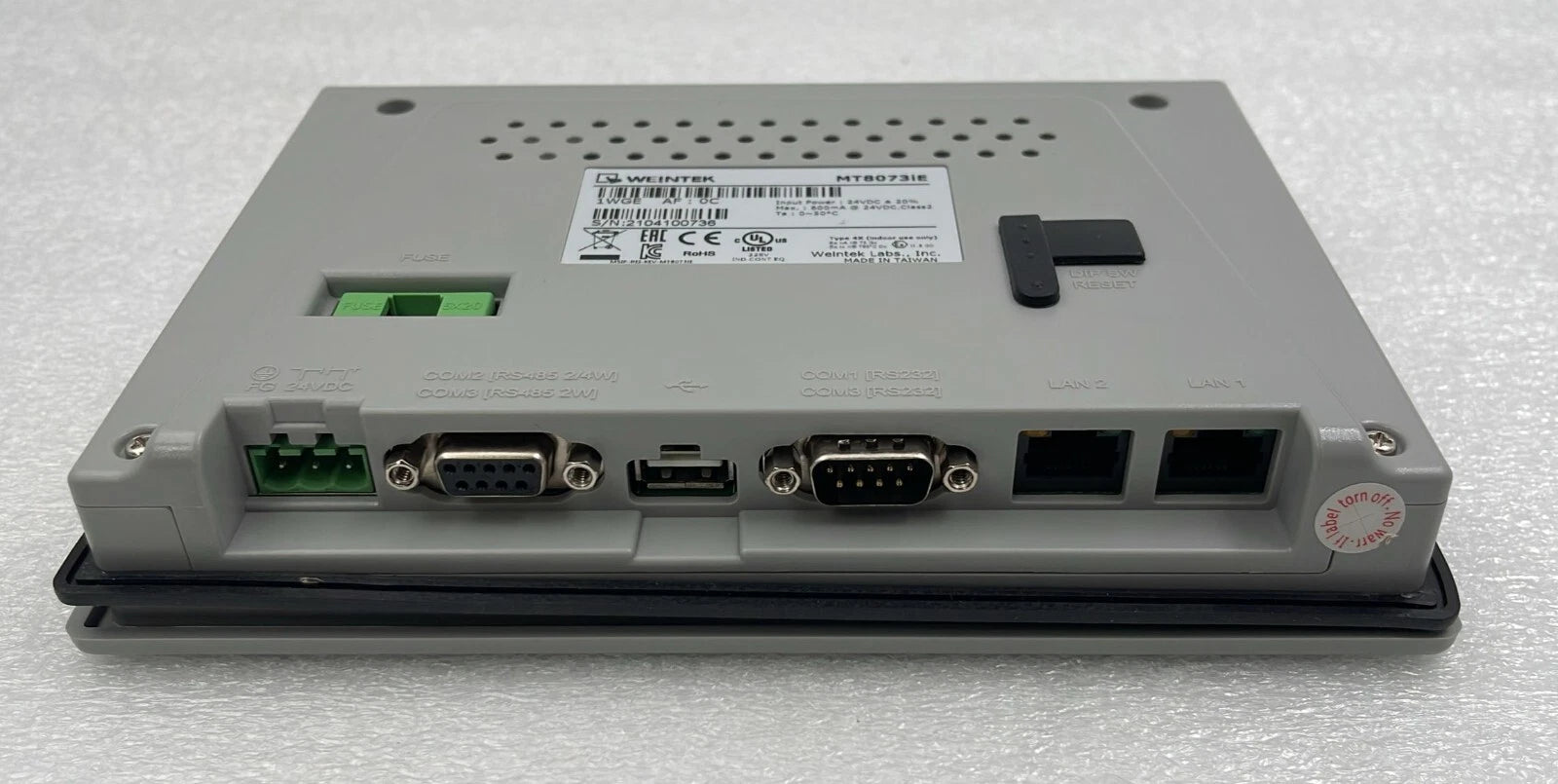 Weintek MT8073iE 7" HMI Touch Panel Terminal Ethernet