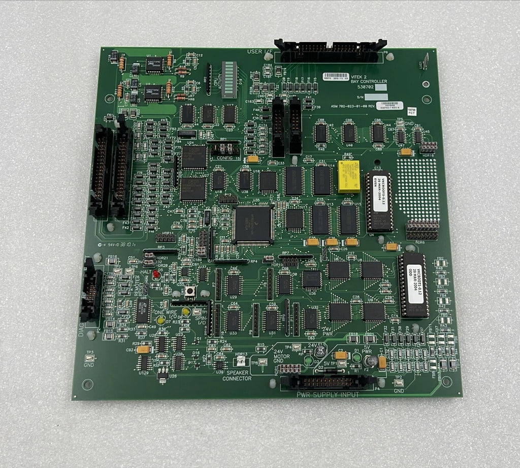 BioMerieux Vitek 2 Bay Controller Board 530702-7 ASM 702-023-01-00 REV A