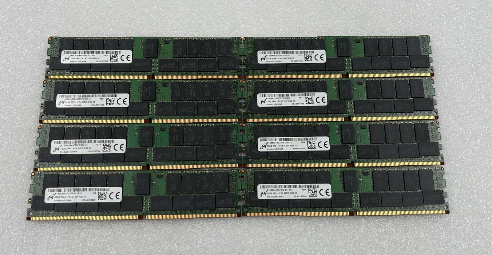 [LOT 8 PCS] MICRON 32GB 2RX4 PC4-2400T MTA36ASF4G72PZ-2G1A1II HP 752370-091