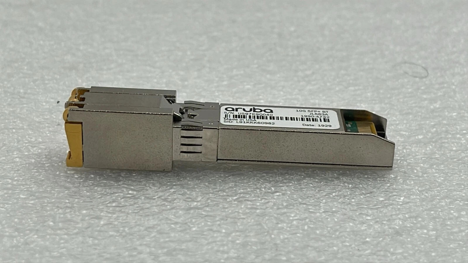 HPE Aruba JL563A 1990-4732 10G SFP+ BT Transceiver Module Ethernet