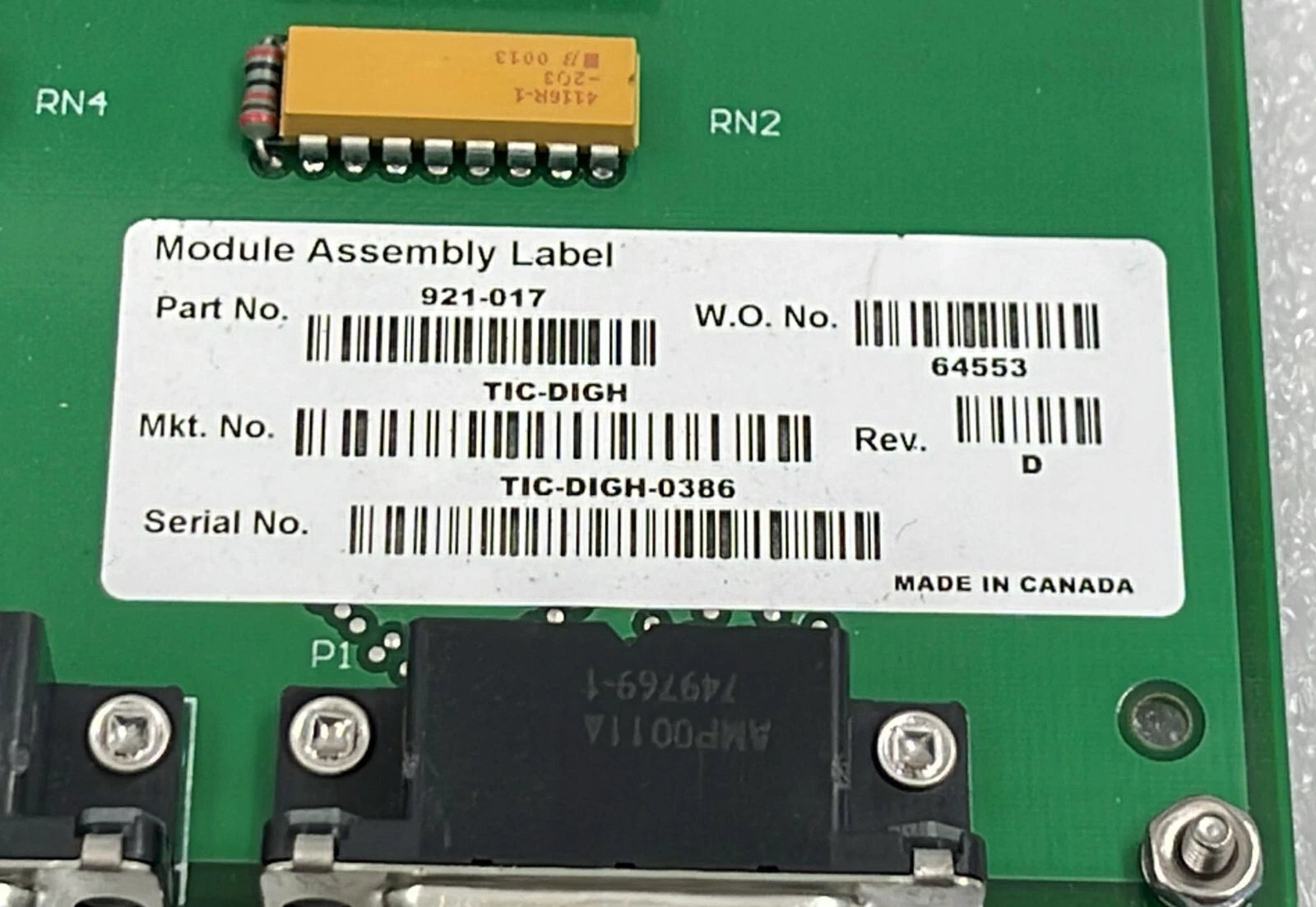 Brook Automation BRD-T5-DIGH-TRANSITION 921-017 Module Assembly 921-005