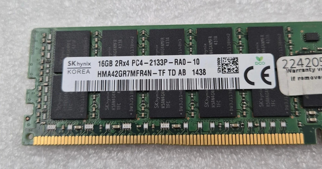[LOT 8 PCS] SK Hynix 16GB 2Rx4 PC4-2133P HMA42GR7MFR4N-TF RAM Memory 752369-081