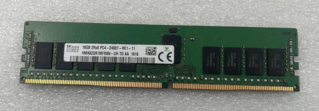 SK Hynix 16GB PC4-2400T server RAM module front view