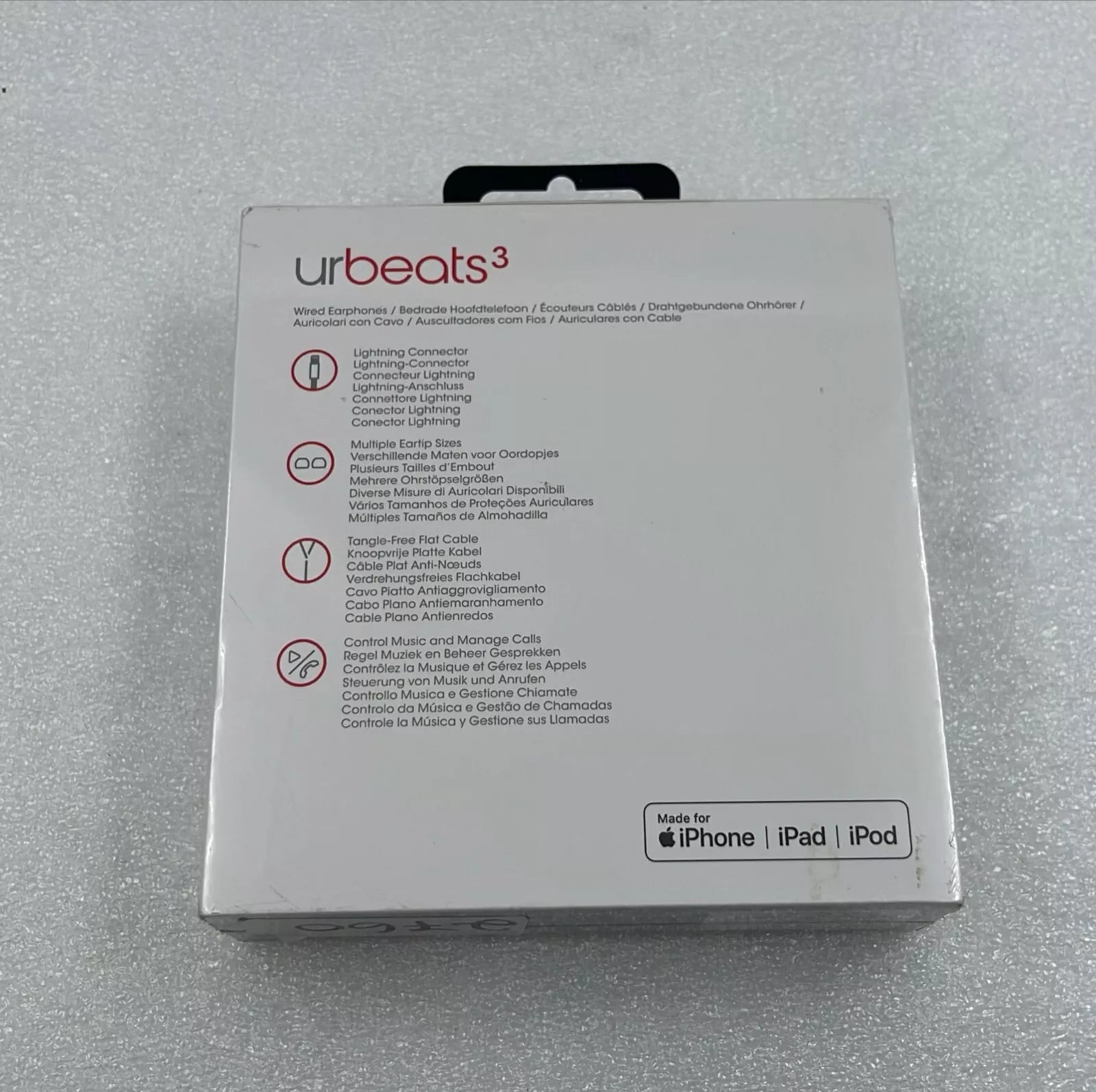[LOT 3 PCS] *NEW OEM* Apple Beats by Dr.Dre urBeats3 Wireless Lightning Yellow