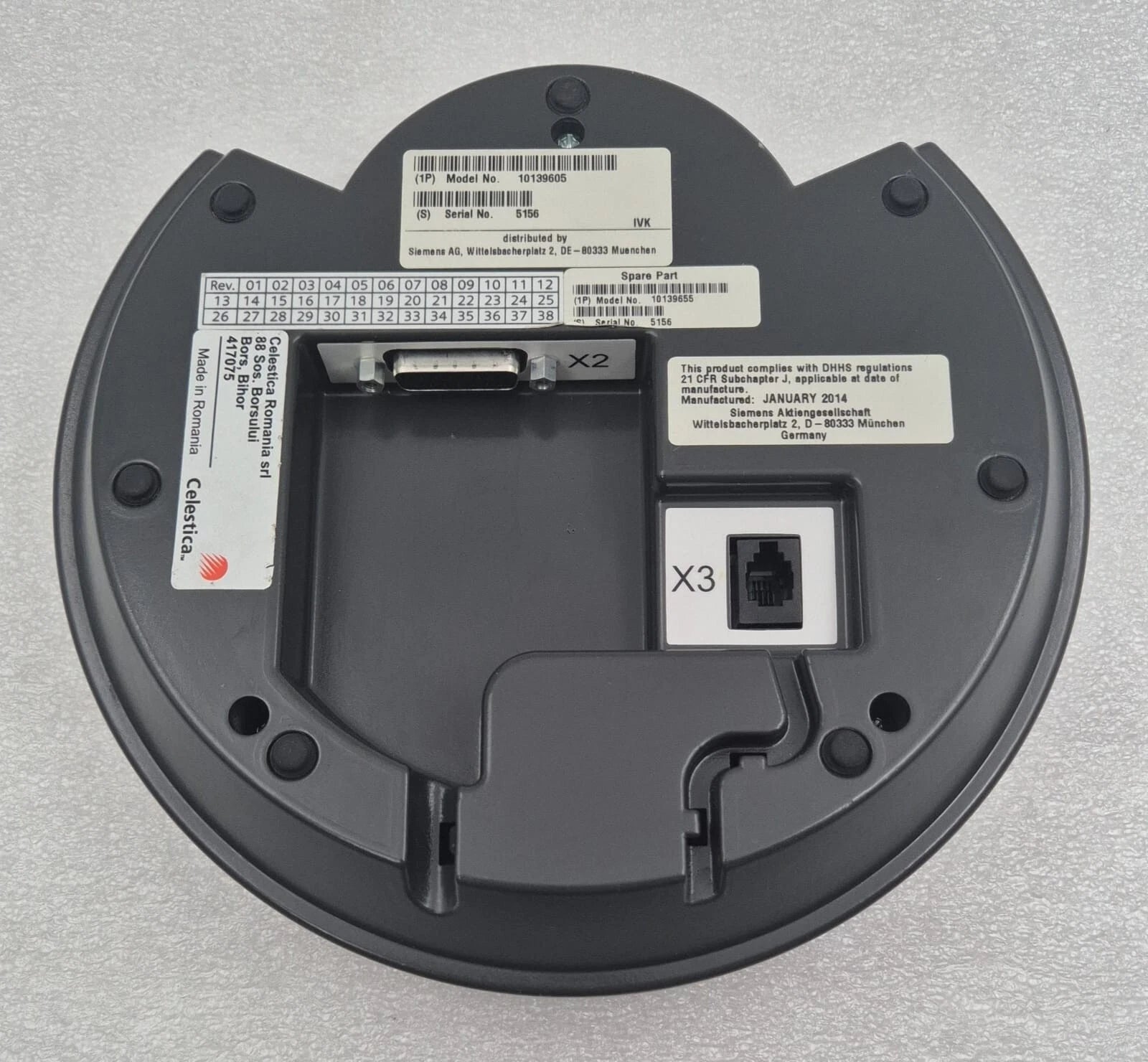 Siemens INSPIRATION 10139605 Control Box CPL / 10139655