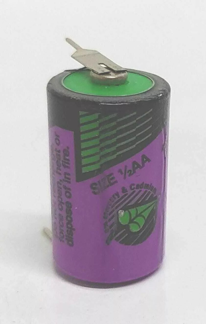 [LOT OF 50] NEW - TADIRAN TL5902 3.6V 1/2AA Lithium Battery W/ TABS