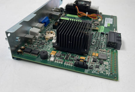 Kontron 801-138 771-119-D0 embedded industrial control board with heatsink and I/O ports