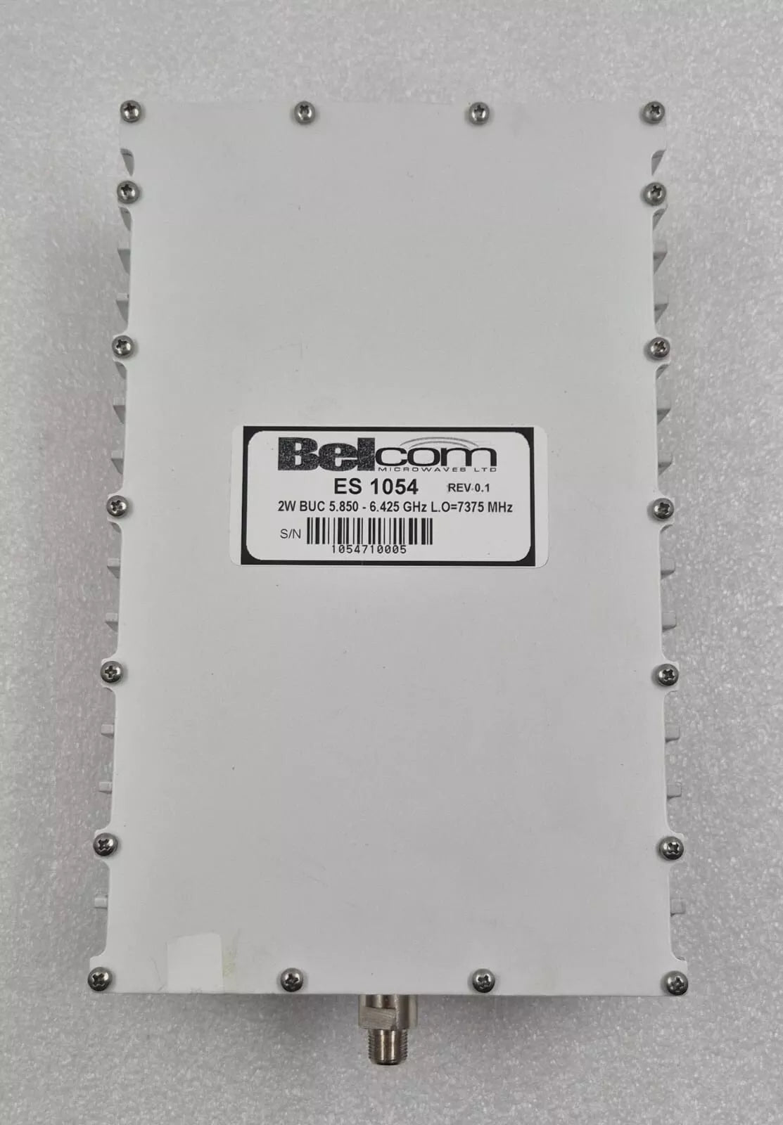 *NEW* Belcom Microwaves ES 1054 2W BUC 5.85-6.425 GHz L.O 7375 MHz C-Band
