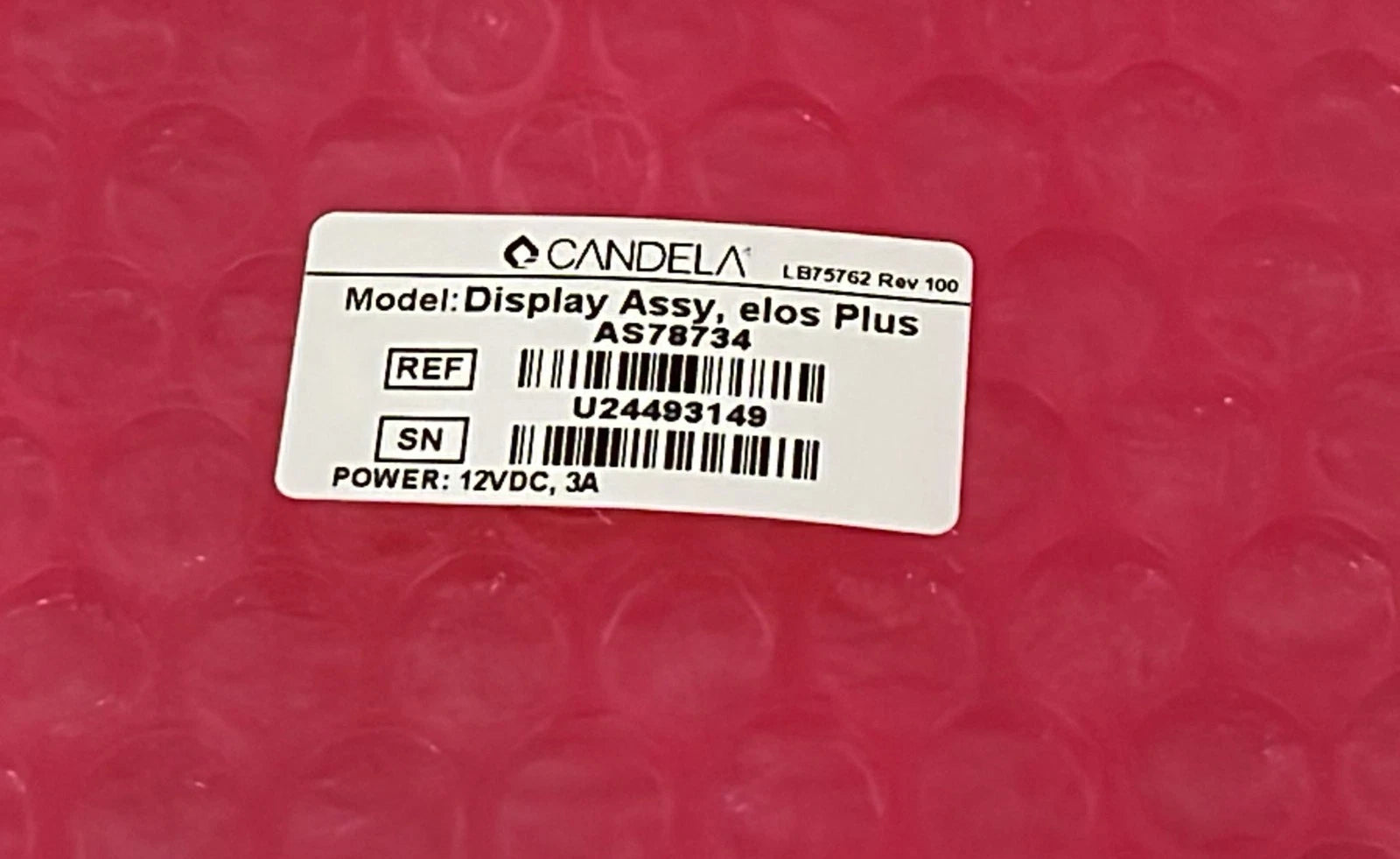 **NEW SEALED** Syneron Candela Display Assy elos Plus AS78734 SCREEN MONITOR