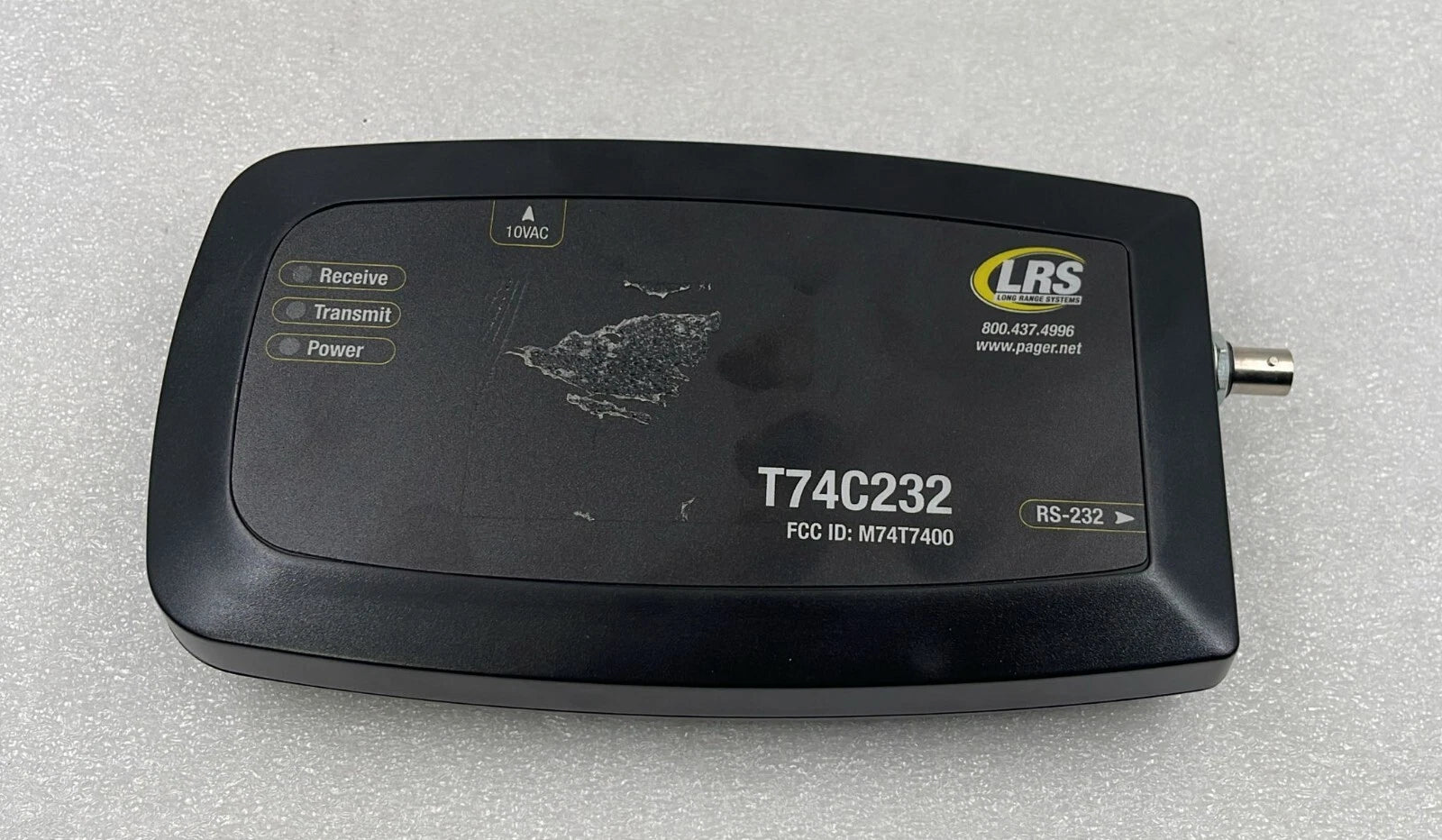 LRS T74C232 RS-232 repeater transmitter for communication range extension M74T7400