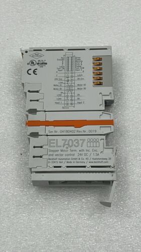 BECKHOFF EL7037 EtherCAT Stepper Motor Terminal 1-Channel Motion Interface