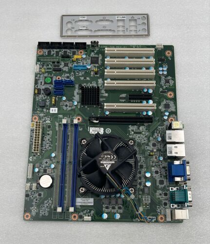 Advantech AIMB-706 Motherboard 19A1070602-01 With Fan & I/O Shield