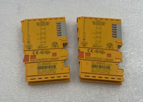 [LOT 2 PCS] BECKHOFF EL6900 TwinSAFE Logic Module EtherCAT