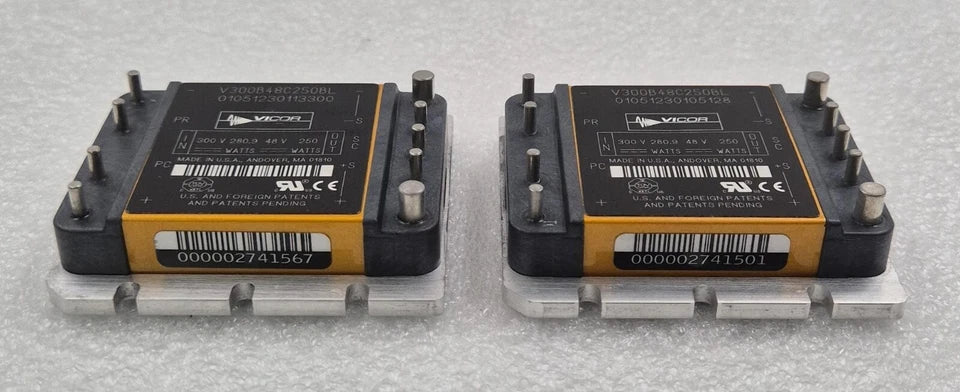 [LOT OF 2 PCS] VICOR V300B48C250BL Power Supply Module